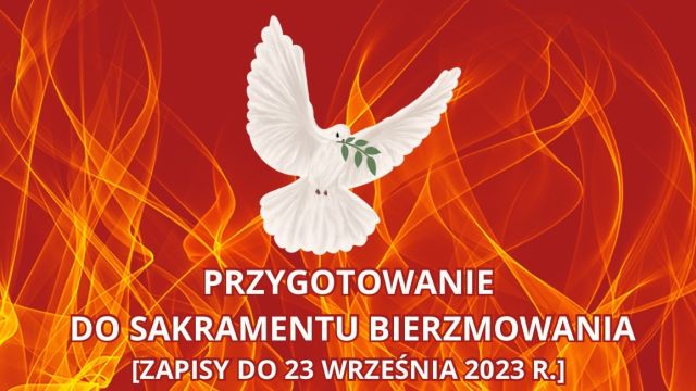 Zgłoszenie kandydatów do Sakramentu Bierzmowania