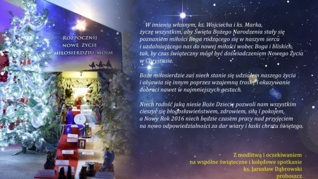 Biuletyn parafialny na Boże Narodzenie