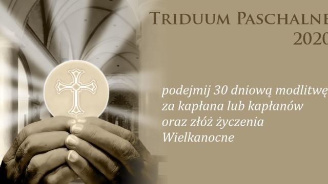 Podjęcie modlitwy oraz życzenia dla kapłanów